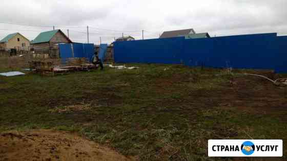 Быстрая установка забора столбов ворот сварка Набережные Челны