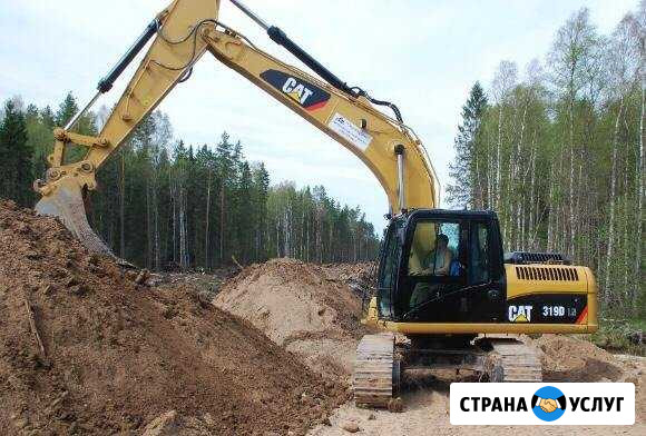 Аренда гусеничного экскаватор Cat, гидромолот Вологда - изображение 1