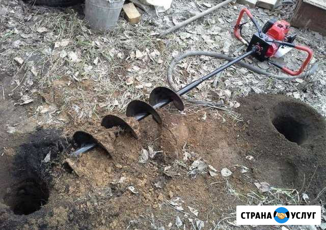 Бурение ям под столбы забора и фундамента Невьянск - изображение 1