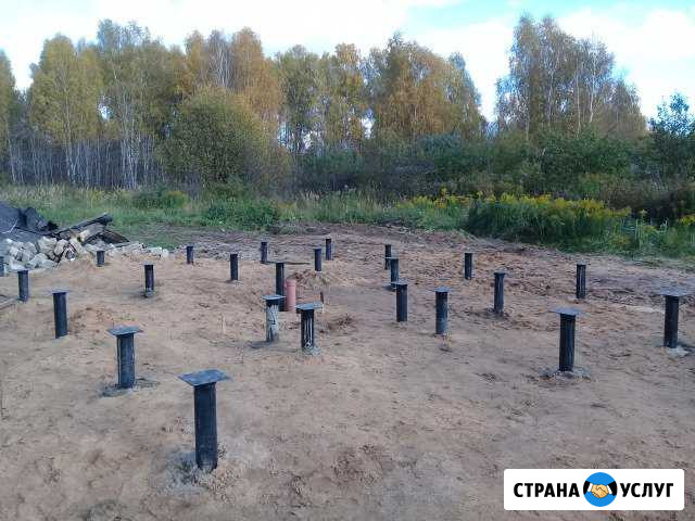 Фундамент для дома и баниЗа 1 деньДзержинск Дзержинск - изображение 1