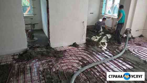 Полусухая стяжка с гарантией Серпухов