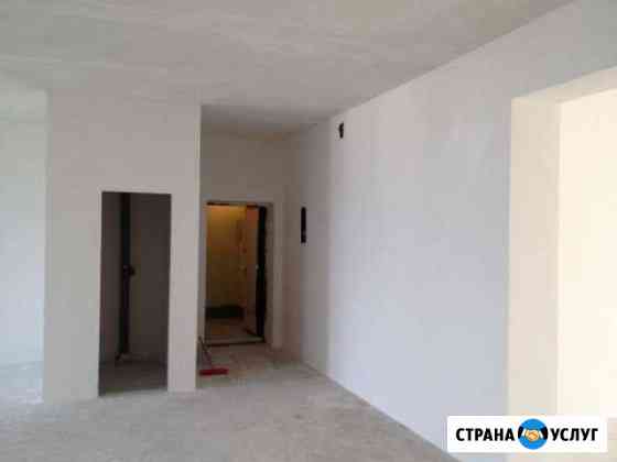 Механизированная штукатурка 220в, шпаклевание Казань