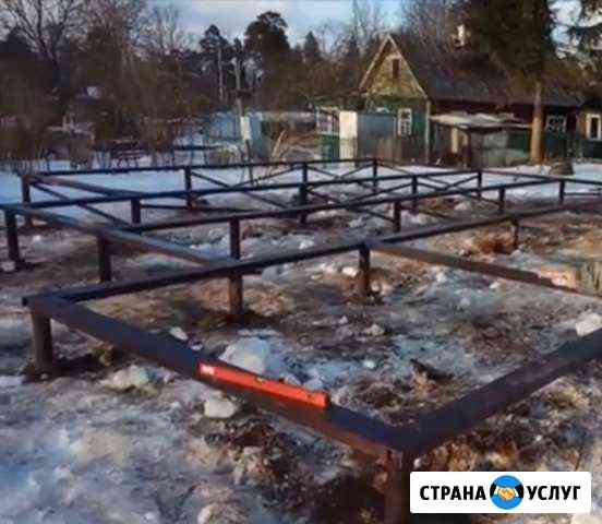 Свайно-винтовой фундамент под ключ Лобня