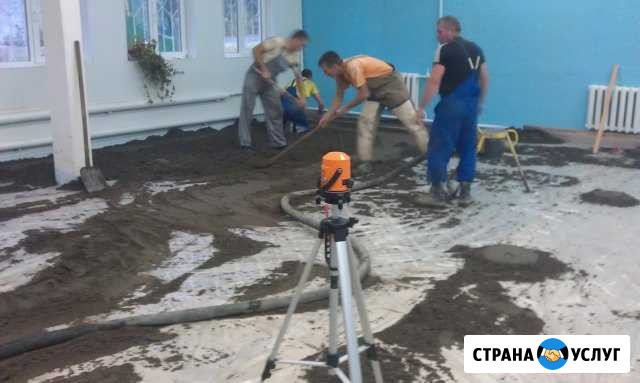 Полусухая механизированная стяжка пола.За 1день Павловский Посад - изображение 1