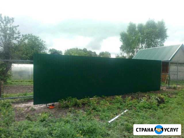 Установка заборов под ключ Городец - изображение 1