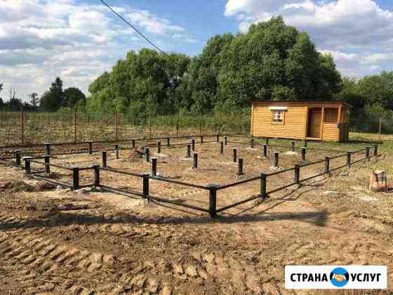 Фундамент на винтовых сваях Подольск