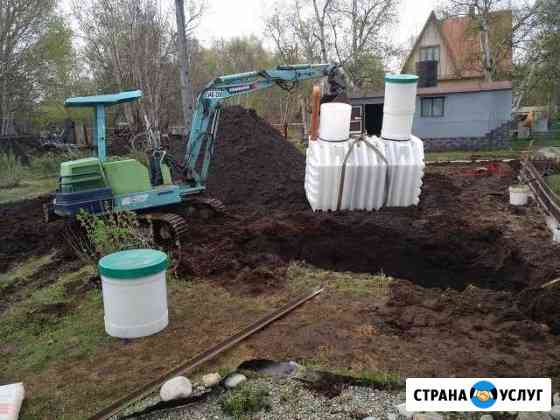 Установка септиков, водопроводов, водоотвод Петропавловск-Камчатский