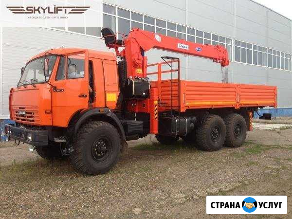 Манипулятор вездеход (автовышка) камаз в аренду Краснодар - изображение 1
