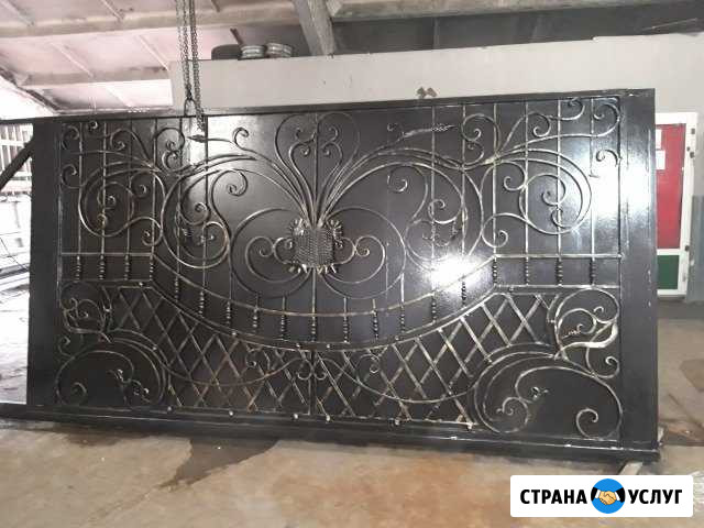 Ворота решетки забор козырек навес лестница Самара - изображение 1