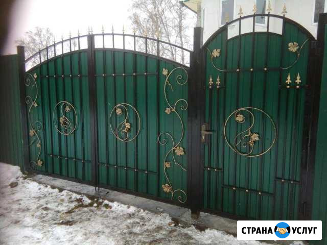 Сварные кованые ворота Кетово - изображение 1