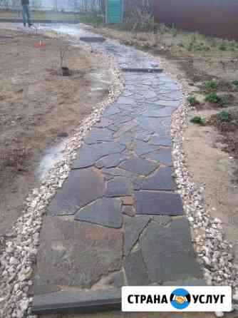 Укладка тротуарной плитки пот ключ Чехов