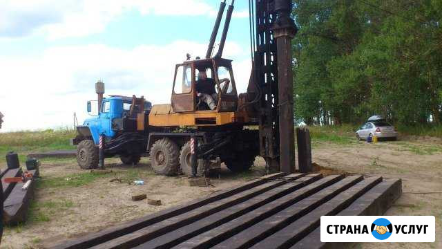 Забивка свай, Свайные работы, погружение свай Голицыно - изображение 1