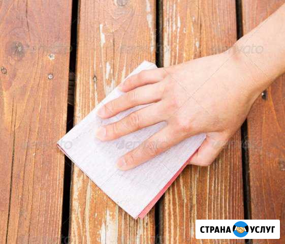 Шлифовка, покраска, деревянного дома Пушкино - изображение 1