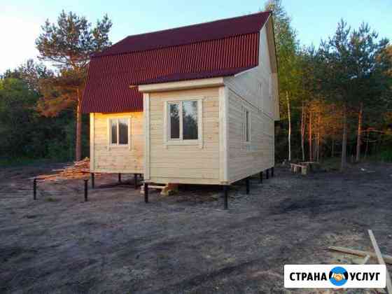 Подъем домов на винтовые сваи Санкт-Петербург