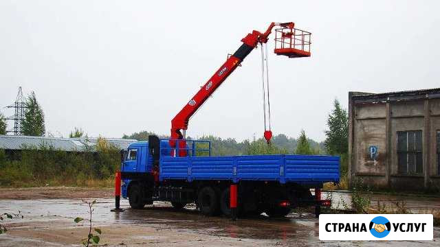 Доставка грузов манипулятором и услуги автовышки Моршанск - изображение 1