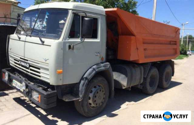 Доставка камаз 15т песок земля,грунт щебень Астрахань - изображение 1