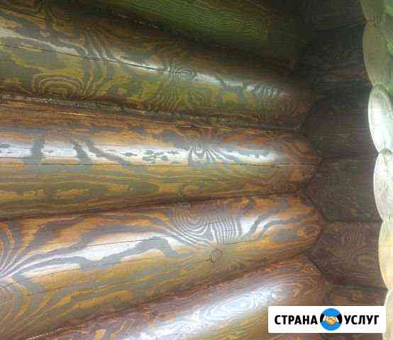 Шлифовка сруба Истра