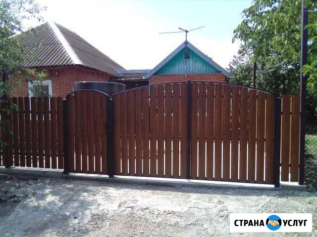 Навесы заборы сварочные работы Северская - изображение 1