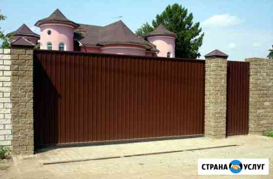 Ворота автоматические, откатные, распашные Кондрово