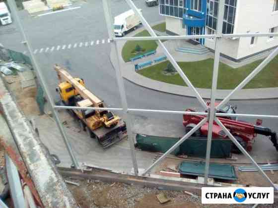 Аренда автокрана 16-25тн, загрузка металла Москва