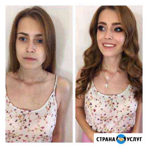 Визажист; Макияж + прическа, Бровист Красноярск
