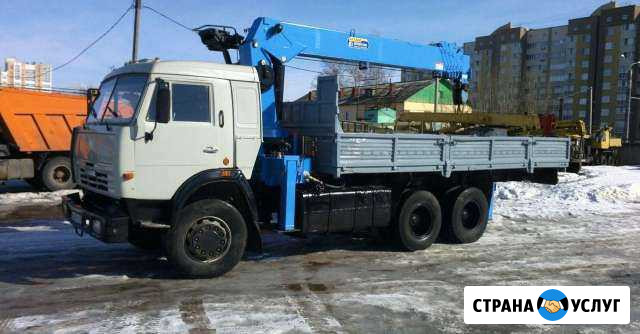 Услуги Манипулятора,Борт+кран,Воровайка стрела 3т Самара - изображение 1