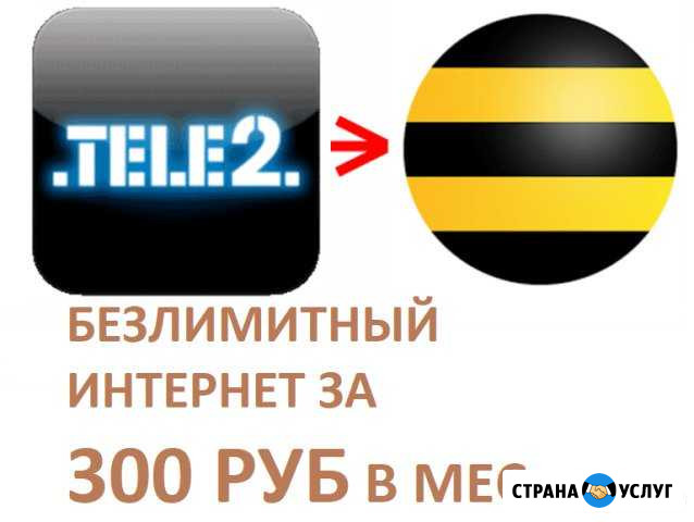 Безлимитный интернет Теле2, Билайн, Мегафон Москва - изображение 1