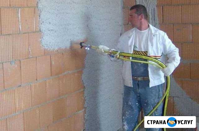 Механизированная или машинная штукатурка стен Аксай - изображение 1