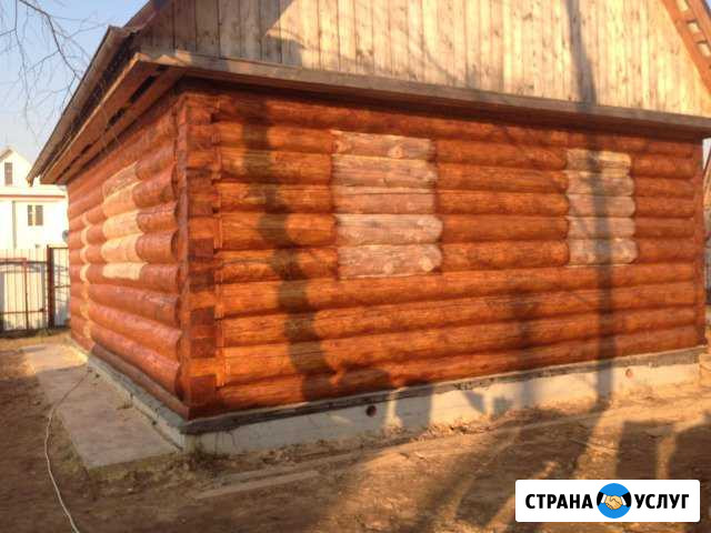 Шлифовка,конопатка,покраска Струнино - изображение 1