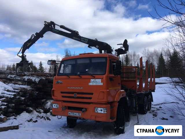 Услуги камаз сортиментов с гидроманипулятором Клетня - изображение 1