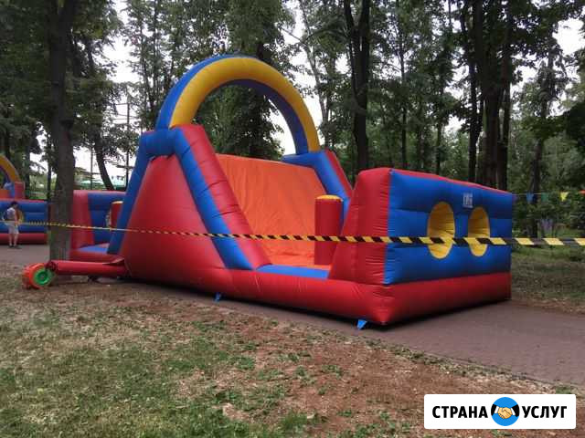 Аренда батута Полоса препятствий и др.аттракцион Москва - изображение 1