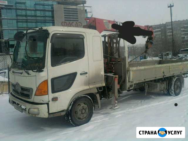 Аренда самопогрузчика 5тонн. Кран-манипулятор Челябинск - изображение 1