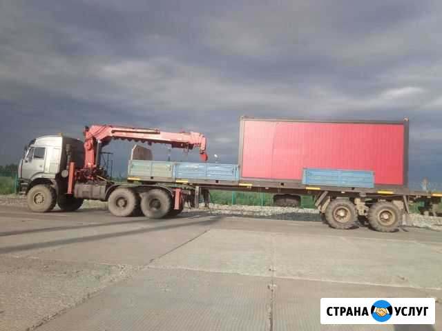 Услуги манипулятора 7т.13метров.Бур 350 - 6м Тобольск - изображение 1
