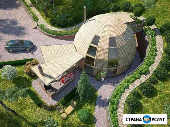 Купольный дом Добросфера Магнитогорск