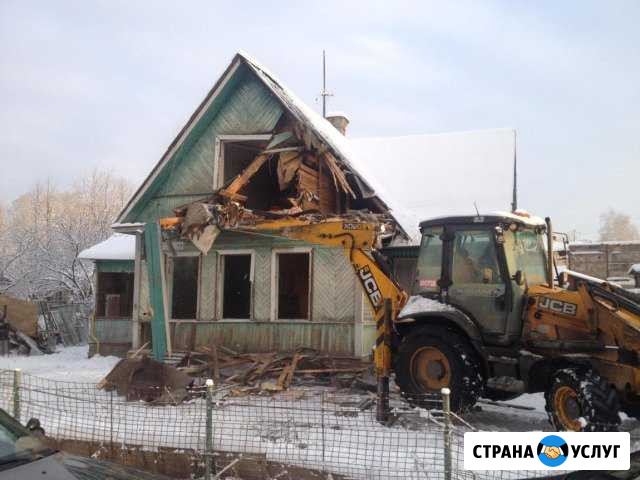 Демонтаж старого дома Снос дачи, здания Солнечногорск - изображение 1