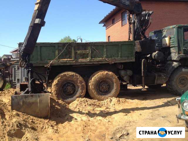Песок. Плодородка.Торф. Манипулятор 8кубов Солнечногорск - изображение 1