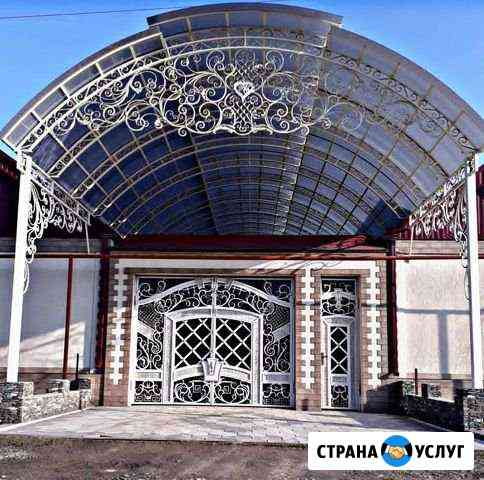 Изготавливаем Навесы Ворота Пирила по Кавказу Грозный