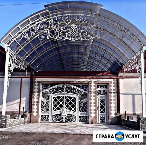 Изготавливаем Навесы Ворота Пирила по Кавказу Грозный - изображение 1