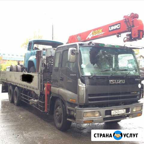 Услуги Манипулятор-Воровайка борт12т кран3тСеверск Томск - изображение 1