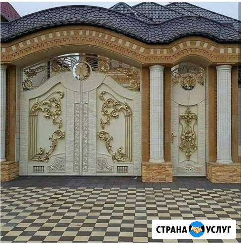 Кованые изделия ворота,перила,навесы Хасавюрт - изображение 1
