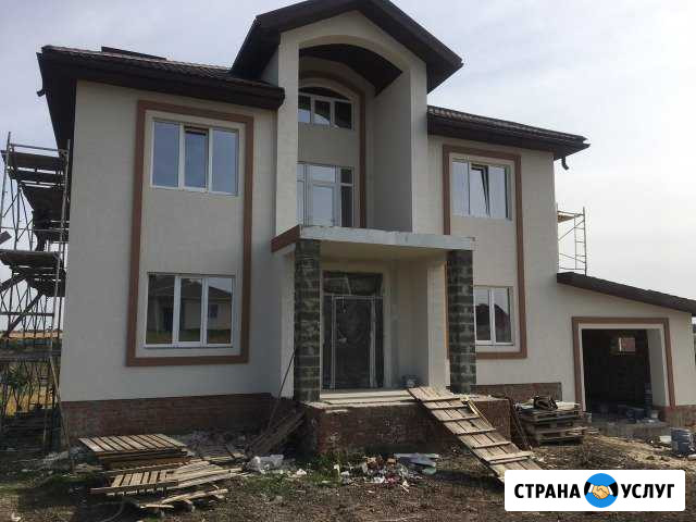 Утепление фасада, отделка короед, фасадные работы Старый Оскол - изображение 1