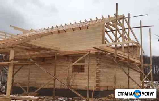 Дома из каркаса и проф.бруса. Устройство кровли Мытищи
