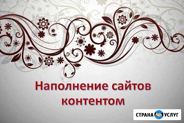 Заполнение сайтов готовой информацией Пятигорск - изображение 1