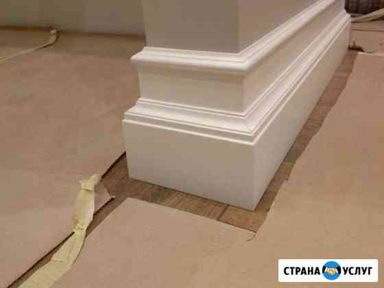 Установка плитусов,галтелей,молдингов.(любой мат) Санкт-Петербург