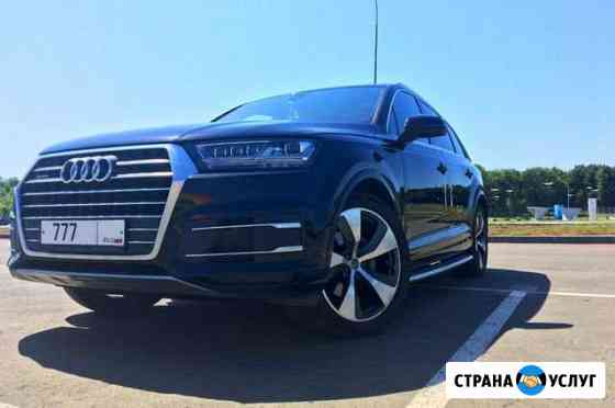Автомобиль Audi Q7 в аренду с водителем Самара