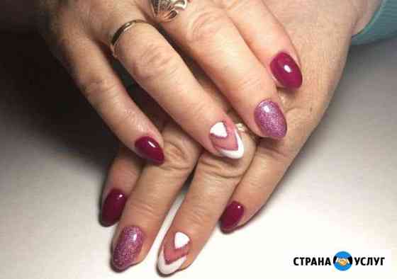 Маникюр. Покрытие гель лаком. Наращивание Ульяновск
