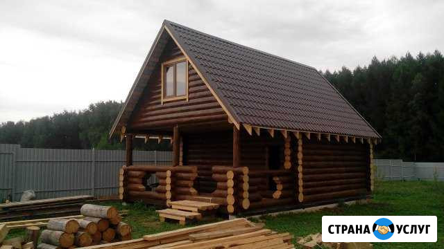 Изготовление срубов домов и бань ручной рубки Липецк - изображение 1