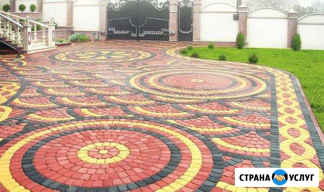 Демонтаж укладка тротуарной плитки Шахты - изображение 1