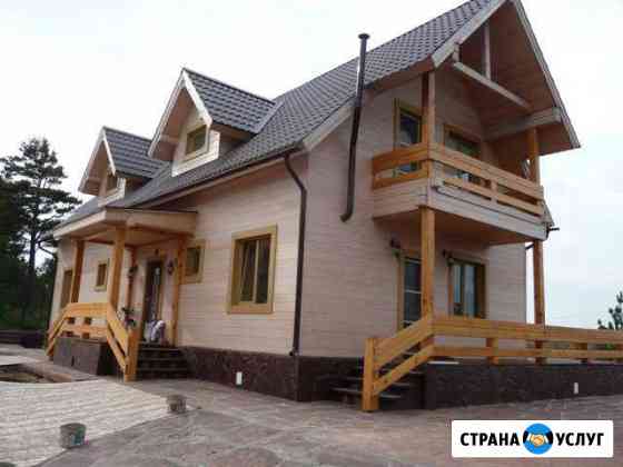 Дома и бани из бруса, отделка деревянных домов Красноярск
