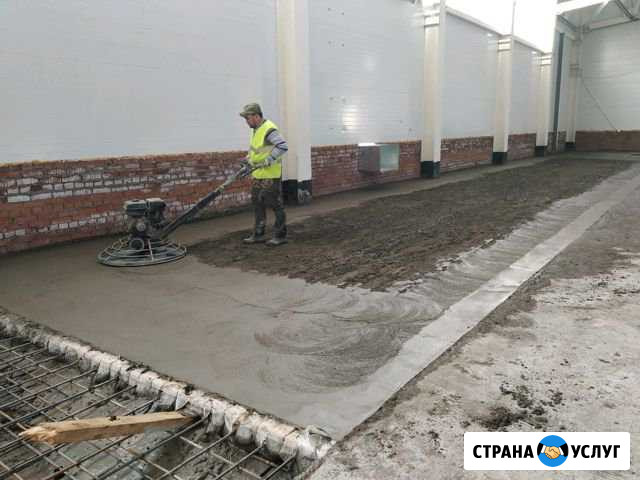 Бетонные работы, промышленные полы Барда - изображение 1